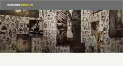Desktop Screenshot of gewerbemuseum.ch