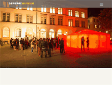 Tablet Screenshot of gewerbemuseum.ch